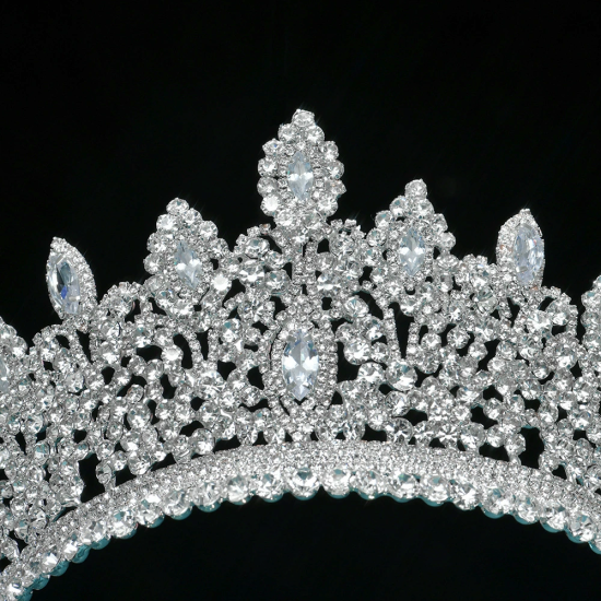 Bridal Wedding Crown Crystal Diamond Headdress Temperament Princess Crown Bridal Wedding Crown Crystal Diamond Headdress Temperament Princess Crown