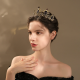 Purple Crown Retro Alloy Rhinestone Headband High-Grade Crown Purple Crown Retro Alloy Rhinestone Headband High-Grade Crown