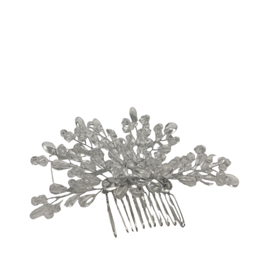 Crystal Comb And Hairpin With Elegant Handmade Beaded Hair Accessories Crystal Comb And Hairpin With Elegant Handmade Beaded Hair Accessories